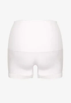 Biała Bielizna modelująca High Waist z Koronką Hivivia