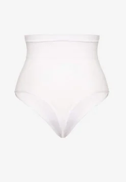 Biała Bielizna modelująca Majtki Stringi High Waist Avalivia