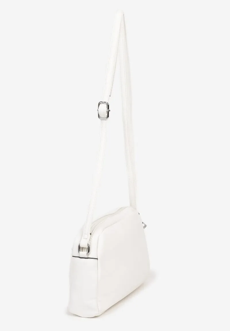 Biała Klasyczna Torebka Listonoszka Genselle