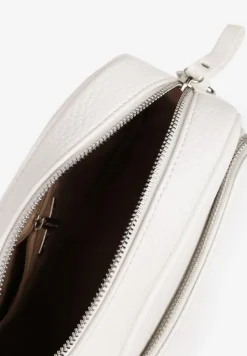 Biała Torebka Listonoszka z Regulowanym Paskiem Soneloria