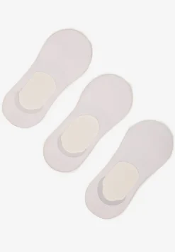 Białe Bambusowe Skarpety 3-pack o Kroju Stopek Tilarenne