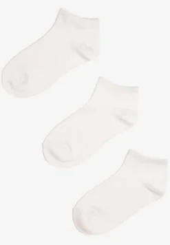 Białe Bawełniane Skarpety Stopki 3-Pack Venandrella
