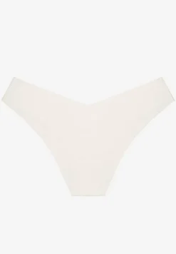 Białe Bezszwowe Majtki Brazyliany Melzeki