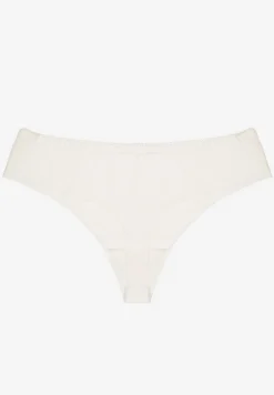 Białe Bezszwowe Majtki Typu Stringi Tenazura