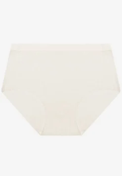 Białe Majtki Bezszwowe z Siateczki Koladira