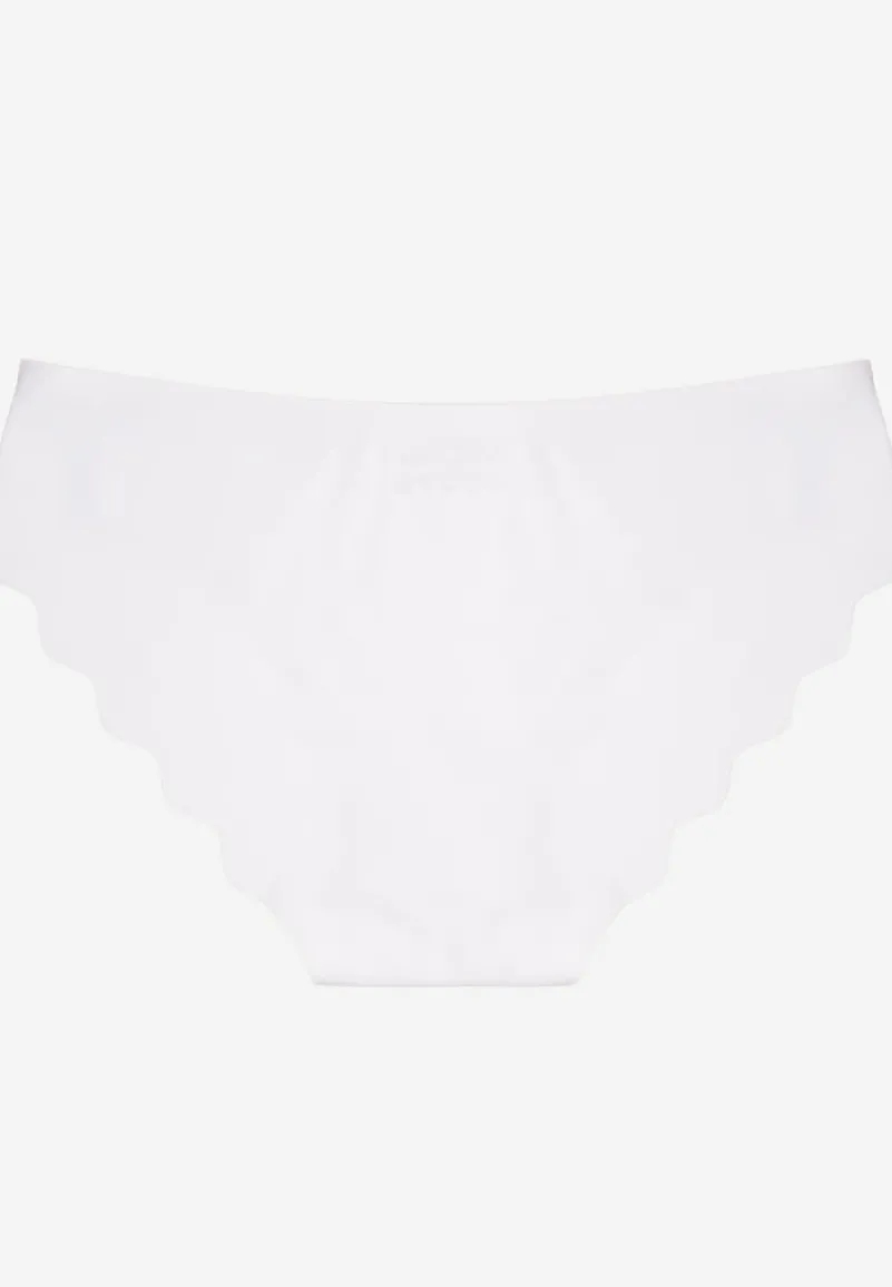 Białe Majtki Figi o Bezszwowym Wykończeniu Dolitia