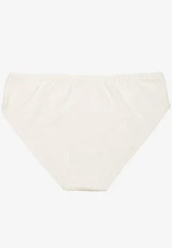 Białe Majtki Figi z Bezszwowym Wykończeniem Sonarila