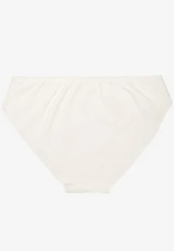 Białe Majtki Figi z Bezszwowym Wykończeniem Sonarila