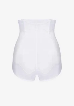 Białe Majtki Modelujące z Koronką Temara