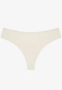 Białe Majtki o Kroju Stringów Bezszwowe Keliola