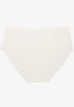 Białe Majtki Typu Figi Ozdobione Falbanką Lilivies