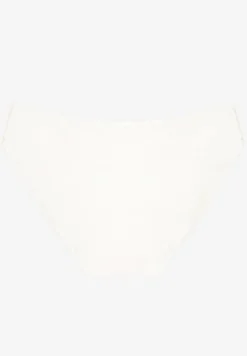 Białe Majtki Typu Figi z Bawełny Silomena