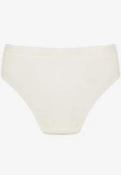Białe Majtki Typu Figi z Koronką Tirwia