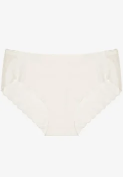 Białe Majtki Typu Figi z Koronką Tellinavi