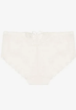 Białe Majtki Typu Figi z Koronką Tellinavi