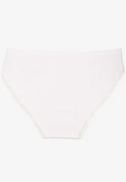 Białe Majtki z Bawełny Typu Figi Pilliora