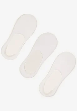 Białe Skarpety z Bawełny Stopki Folenira