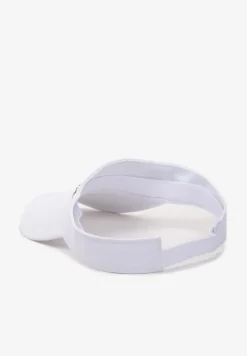 Biały Kapelusz Daszek na Rzep z Regulacją z Tyłu Chibii