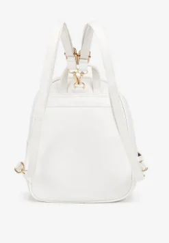 Biały Miejski Plecak z Szelkami z Możliwością Odpięcia Milessa