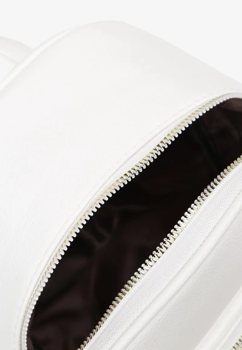 Biały Miejski Plecak z Szelkami z Możliwością Odpięcia Milessa