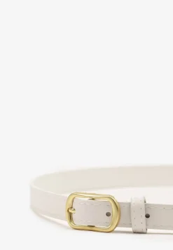 Biały Pasek Ozdobiony Klamrą Mevenia