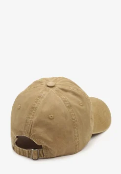 Brązowa Bawełniana Czapka z Daszkiem Ozdobiona Napisem Vornetta