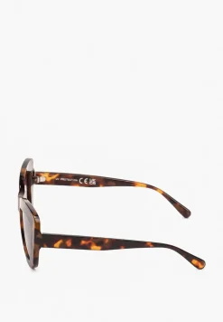 Brązowe Kocie Okulary Przeciwsłoneczne z Filtrem UV Nairoriel