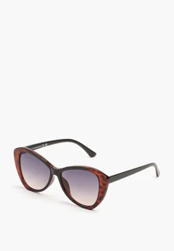 Brązowe Okulary Przeciwsłoneczne z Filtrem UV ze Szkłami Ombre Taseldi