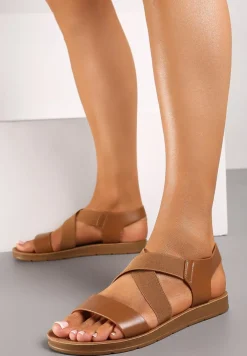 Brązowe Sandały Adea