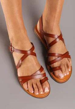 Brązowe Sandały Dalime