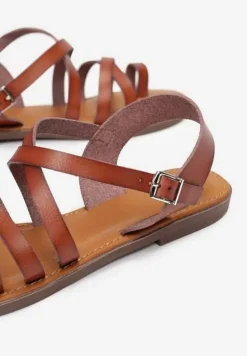 Brązowe Sandały Dalime