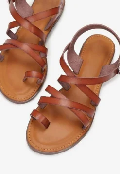 Brązowe Sandały Dalime