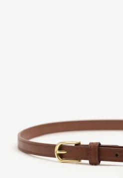 Brązowy Pasek Ozdobiony Klamrą Reveanna