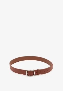 Brązowy Pasek Ozdobiony Zaokrągloną Klamrą Pumea