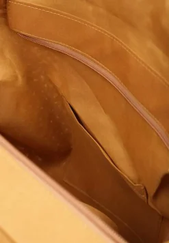 Ciemnobeżowa Okrągła Pleciona Torebka z Rączkami Zapinana na Zamek Błyskawiczny Brunia