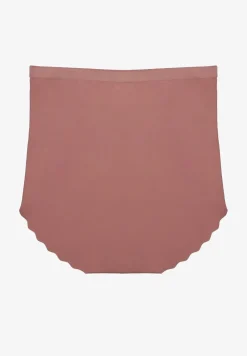 Ciemnofioletowa Bezszwowa Bielizna modelująca Majtki High Waist Falawena