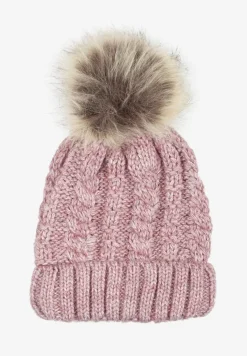 Ciemnoróżowa Czapka z Wełną Clout