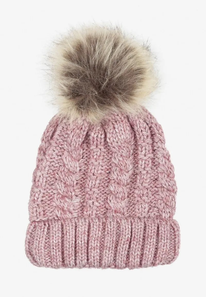 Ciemnoróżowa Czapka z Wełną Clout