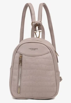 Ciemnoszary Plecak z Regulowanymi Szelkami Zapinany na Suwak Timanrre