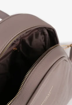 Ciemnoszary Plecak z Regulowanymi Szelkami Zapinany na Suwak Timanrre