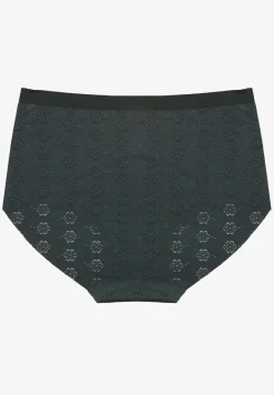 Ciemnozielona Bielizna Modelująca Majtki High Waist Lilialira