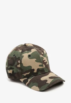 Ciemnozielona Czapka z Daszkiem z Motywem Moro Sonalithra