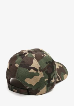 Ciemnozielona Czapka z Daszkiem z Motywem Moro Sonalithra