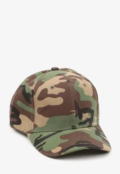 Ciemnozielona Czapka z Daszkiem Zapinana na Rzep Bellimi