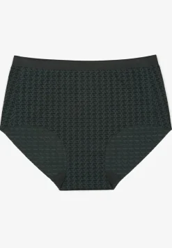 Ciemnozielone Majtki Bezszwowe z Siateczki Koladira