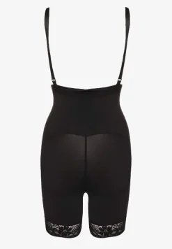 Czarna Bielizna modelująca z Krótkimi Nogawkami i Regulowanymi Ramiączkami Filindia