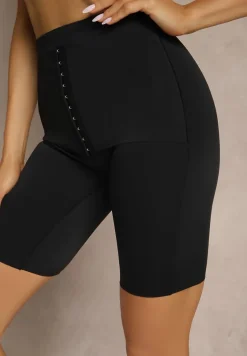 Czarna Bielizna modelująca Majtki Typu Szorty High Waist Liradelle
