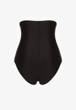 Czarna Bielizna modelująca Majtki Typu Figi High Waist Salanovia