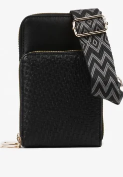 Czarna Dwukomorowa Torebka w Stylu Etui Virseki
