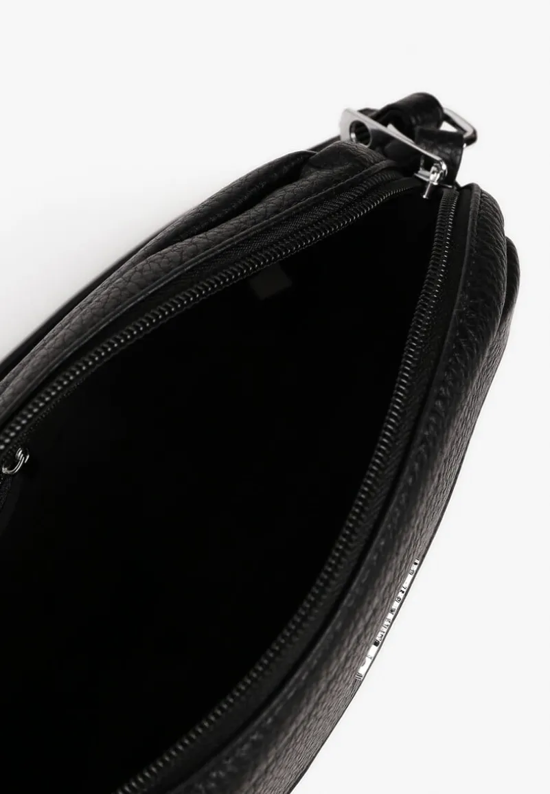 Czarna Klasyczna Torebka Listonoszka Genselle